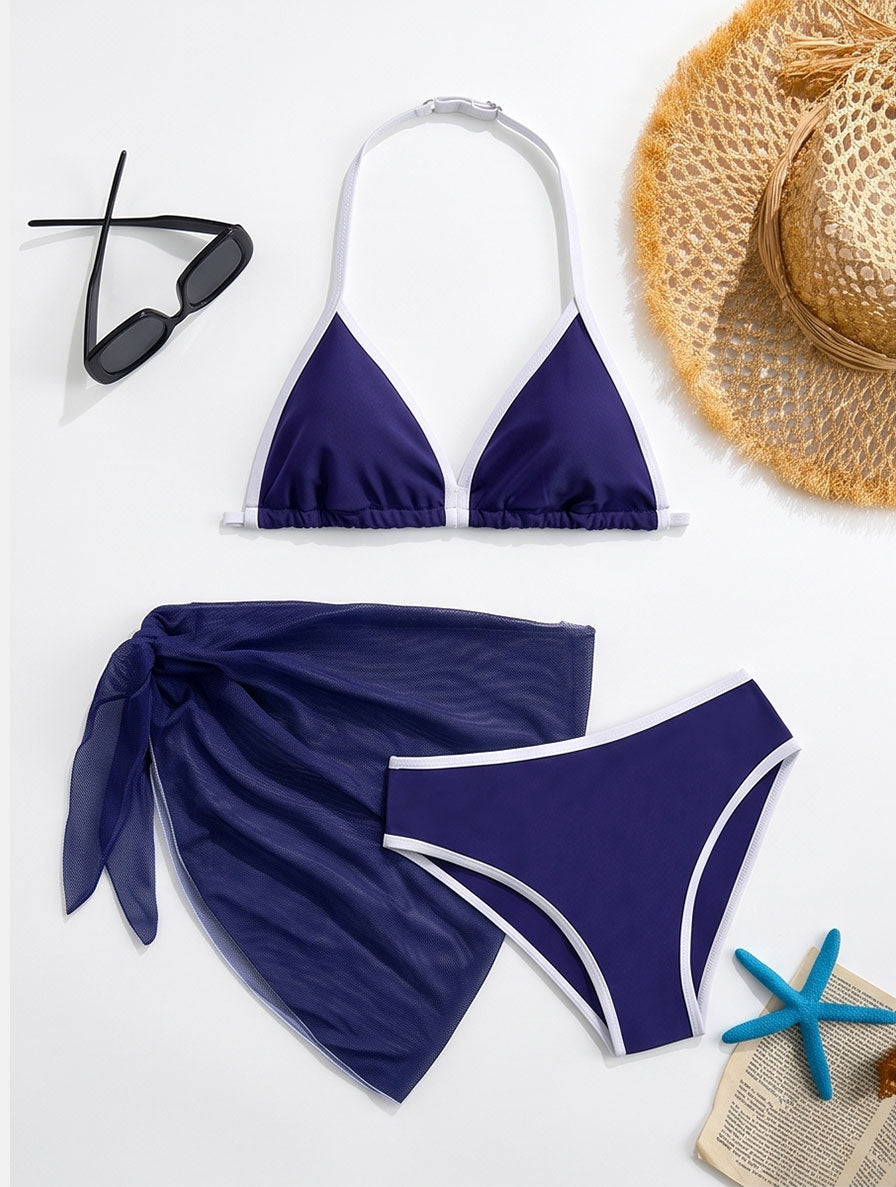 Navy 3-Piece Swimsuit