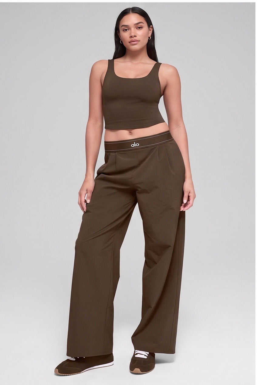 Alo Espresso Wide Leg Pants