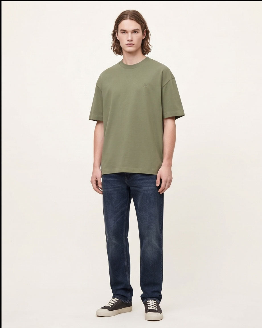 AllSaints olive t-shirt