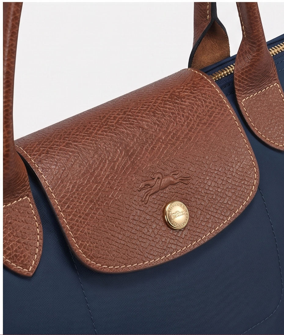 Longchamp Navy Tote Bag