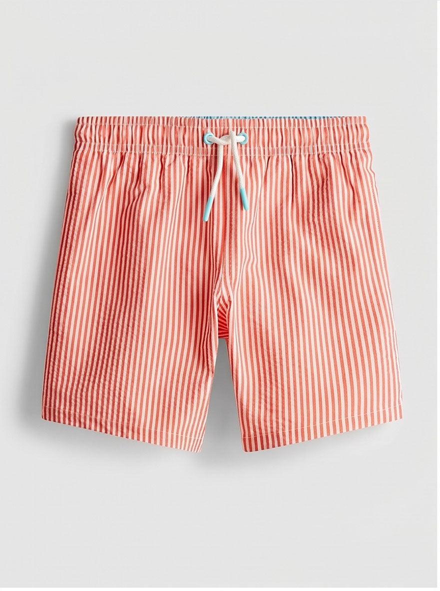 Peach Stripped Shorts