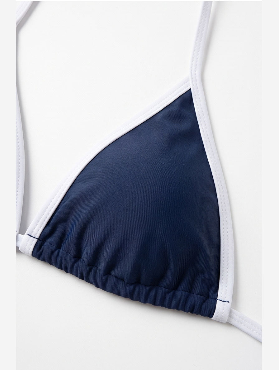 Navy Halter Bikini