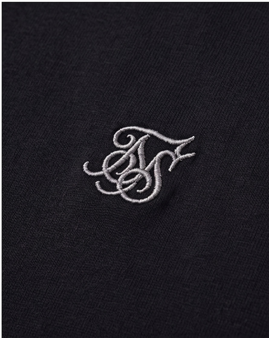 SikSilk Black T-Shirt