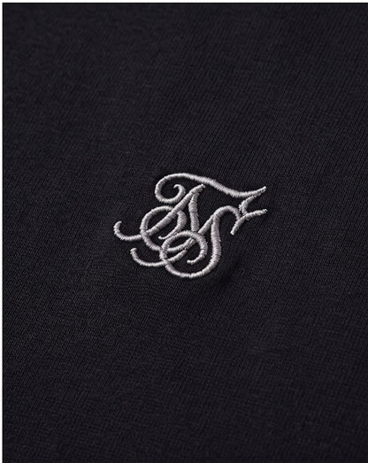 SikSilk Black T-Shirt