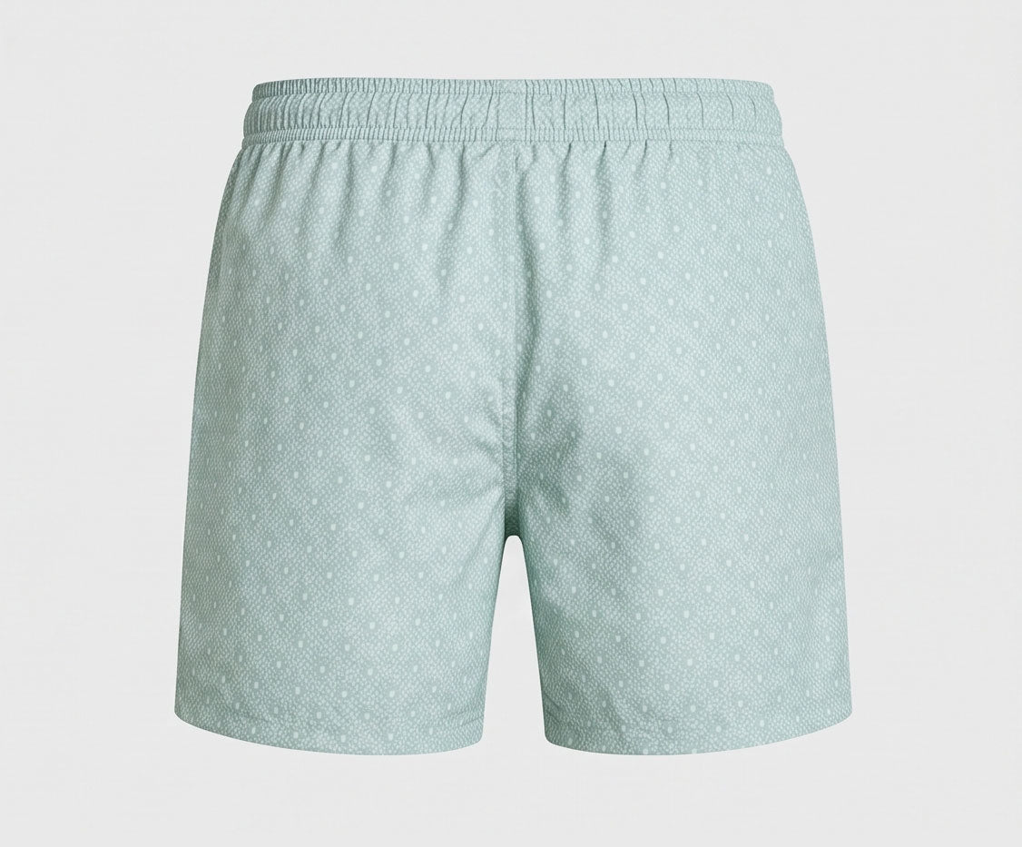 Mint green swim shorts