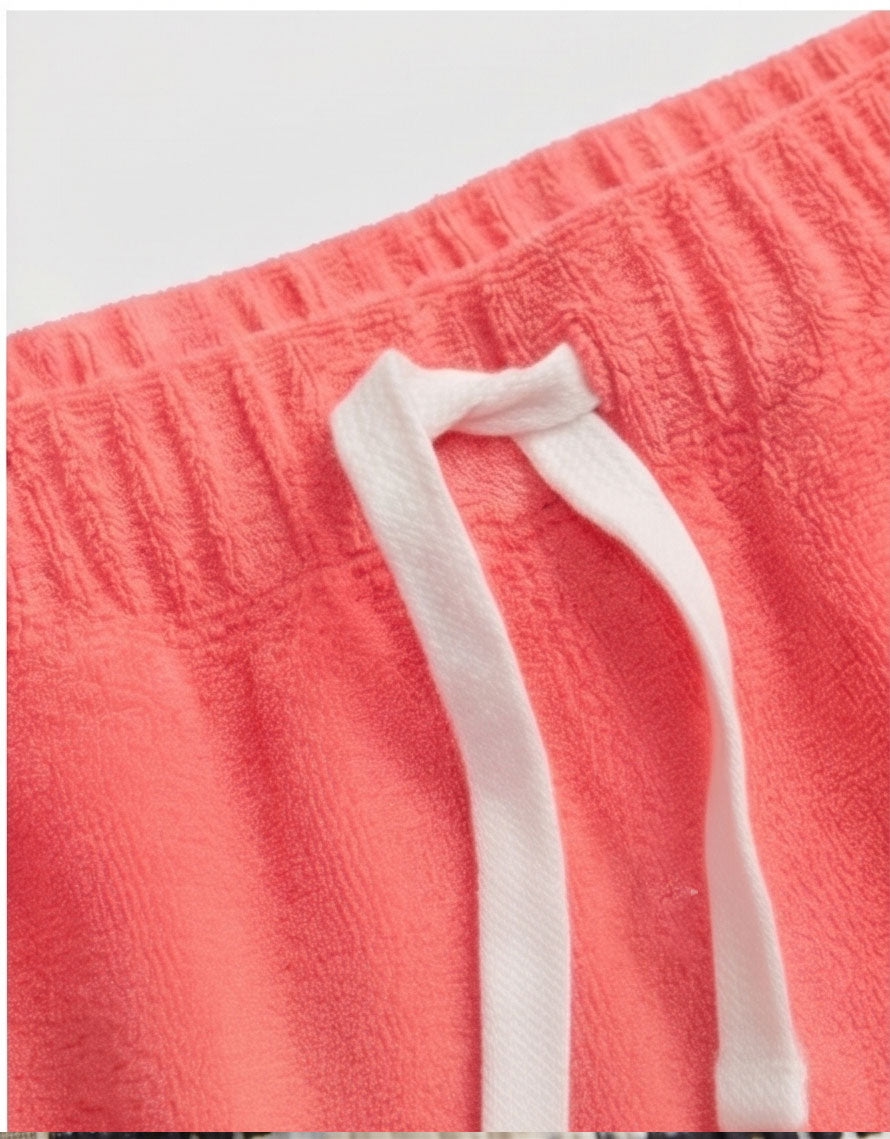 Coral Terry Shorts