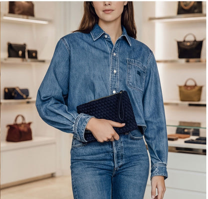Dark Blue Handbag
