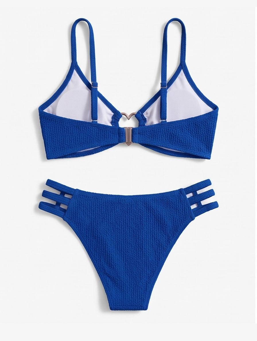 Title: Blue Heart Bikini