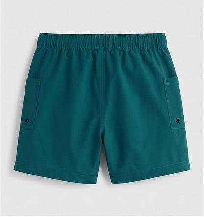 Dark Green Swim Shorts