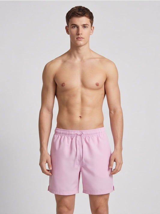 Classic Pink Swim Shorts