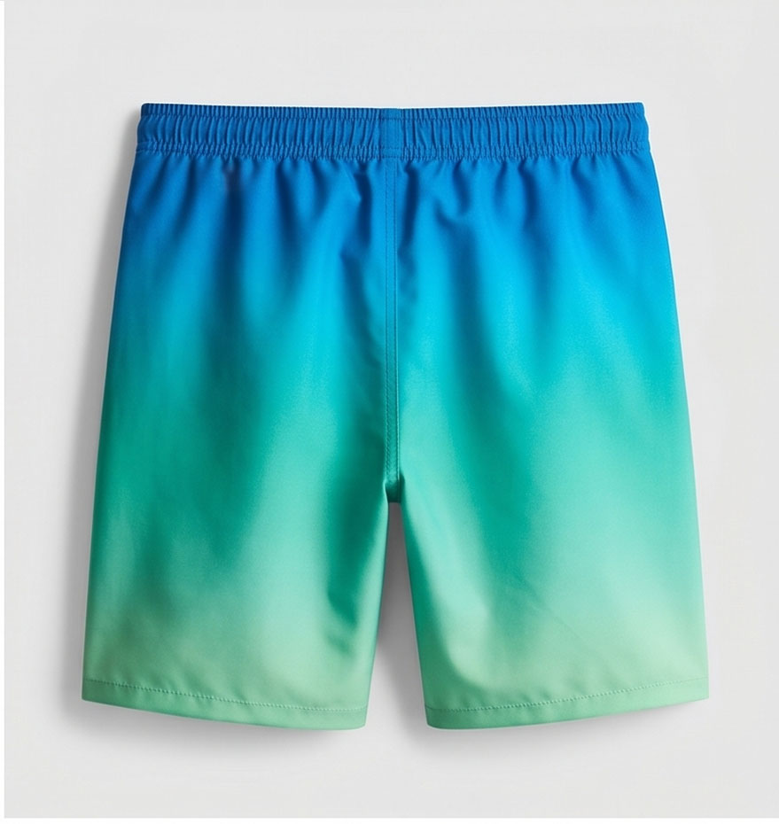 Blue & Green Shorts