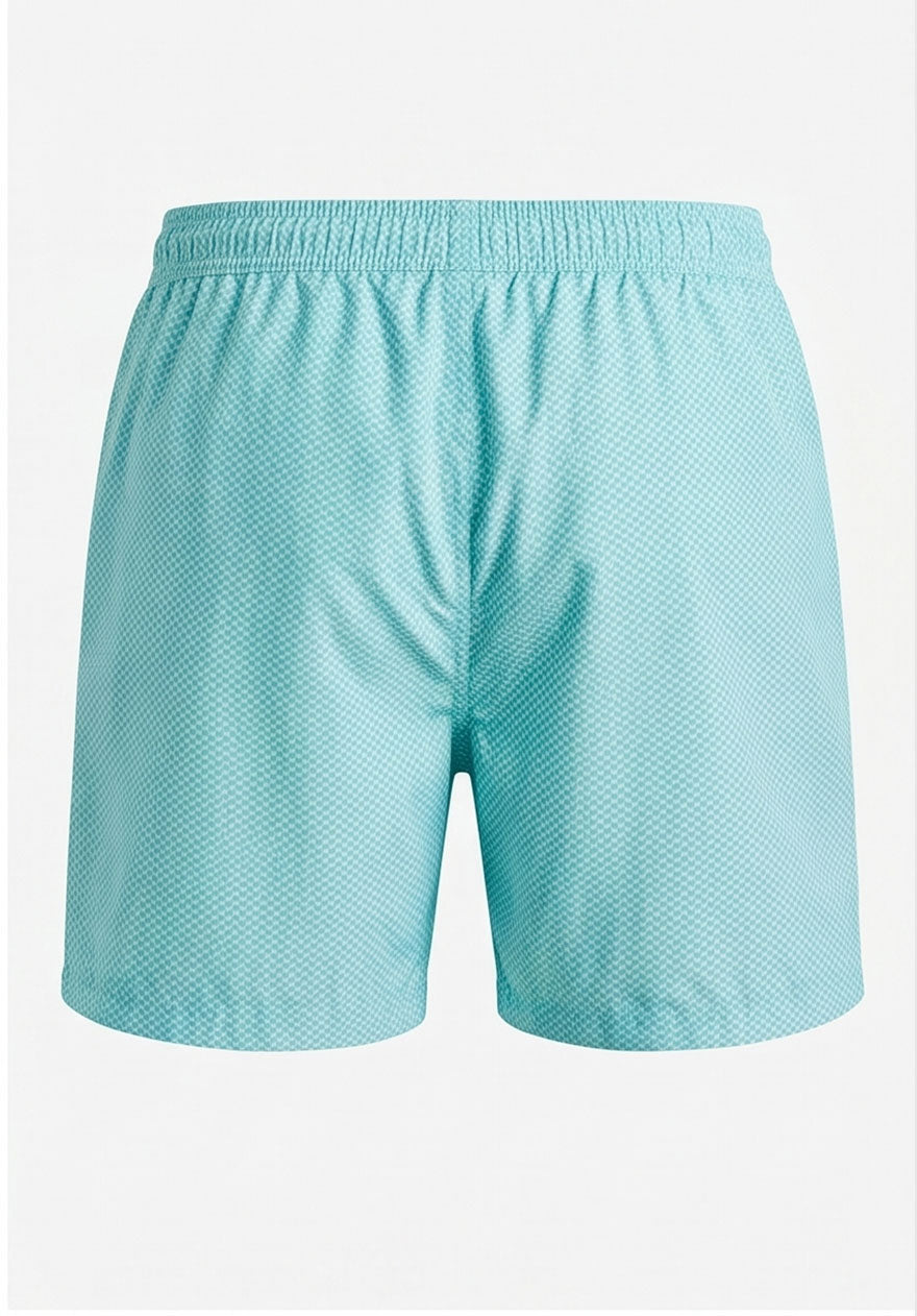Mint Chevron Swim Shorts