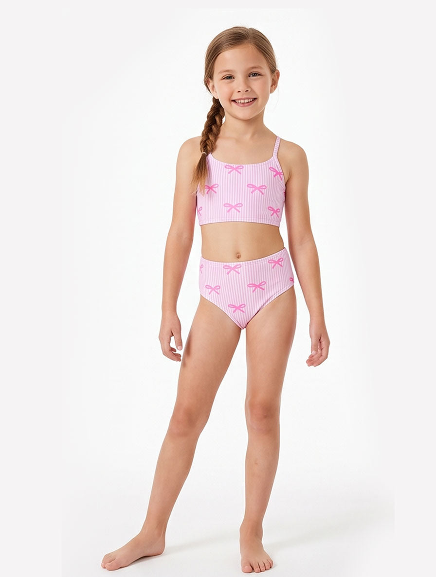 Pink Bow Swimsuit